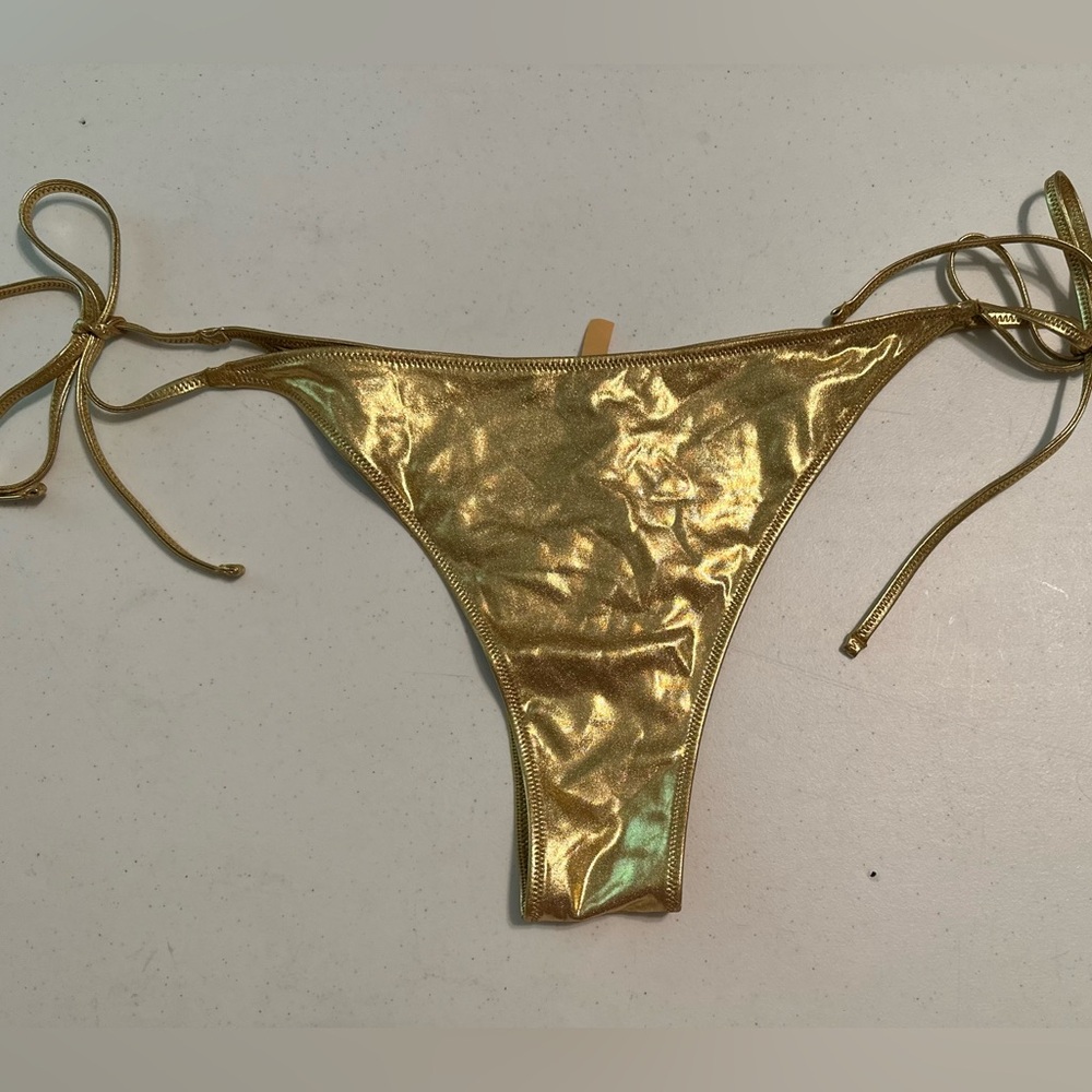 NWT Skims Limited Edition Metallic Bathing Suit - Picture 4 of 8